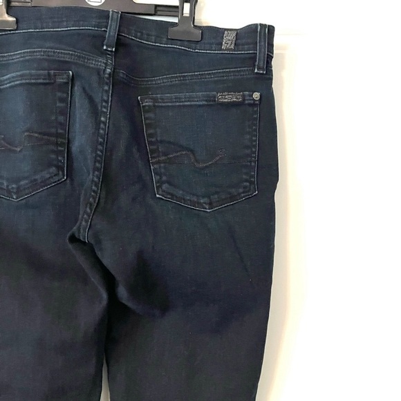 7 For All Mankind 7FAM Gwenevere Skinny Jeans dark denim - Picture 4 of 7